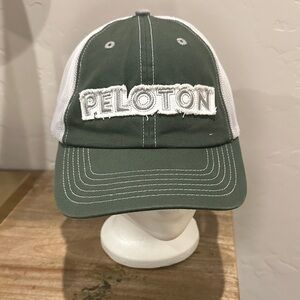 Peloton distressed trucker hat